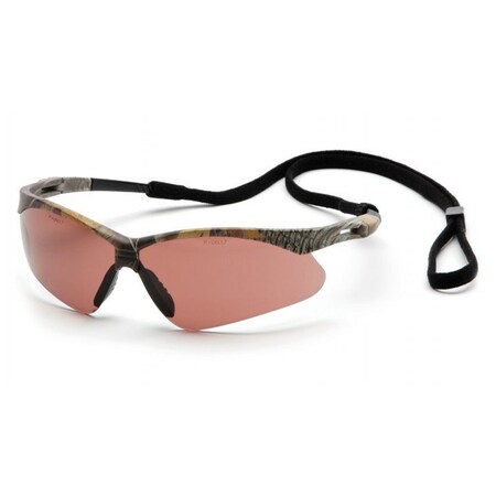 Pyramex - PMXTREME - Camo Frame/Sandstone Bronze Anti-Fog Lens with Black Cord SCM6318STP